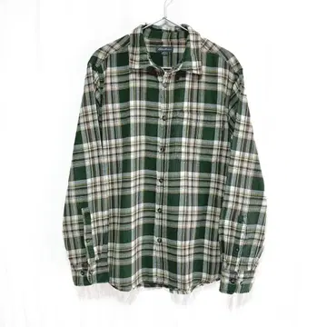 Eddie Bauer 에디 바우어 플란넬 체크 셔츠 L 좋은 배색