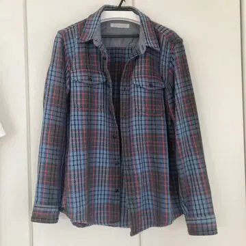 미사용 OUTERKNOWN 담요 셔츠 M 정가 31,900엔