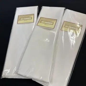 새상품 순수 실크 동우라 하부타에 기모노용 3매 카라 뒷면 포함 2767