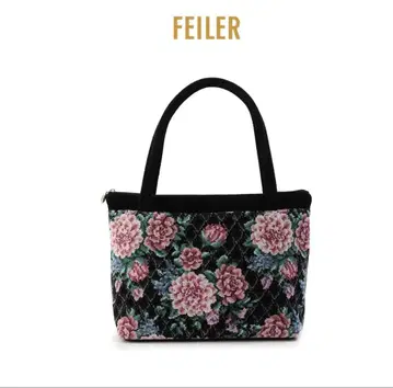 미사용 새상품 FEILER 꽃무늬 핸드백 로맨스
