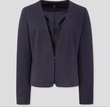 [ 미사용 새상품 ] UNIQLO 분또 노카라 자켓 네이비 XL