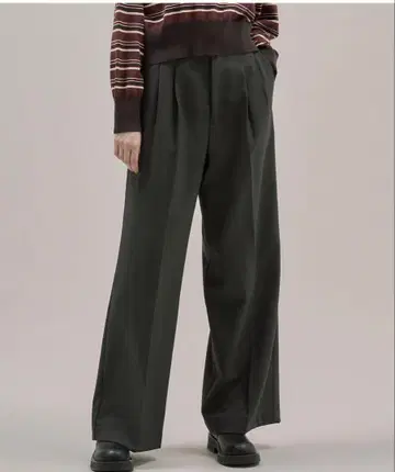 PUBLIC SLACKS/다크 그레이 S