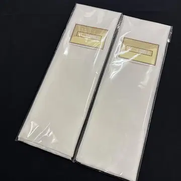 새상품 순수 실크 이중 날개 옷감 기모노용 2장 카라 뒷면 포함 2767