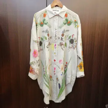 ANNTIAN 오가닉 거즈 셔츠 원피스 72-1003-3A
