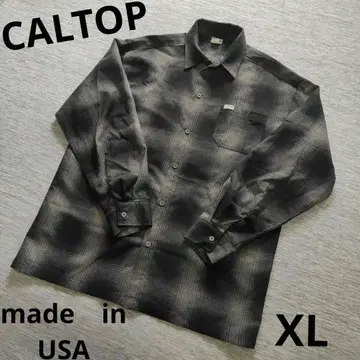 USA CALTOP 체크 셔츠 XL 컬트탑 셔츠