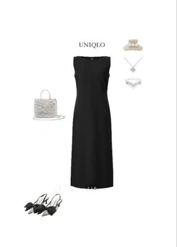 [ UNIQLO:C ] 크레이프 저지 원피스
