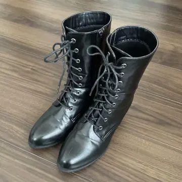 레이스업 부츠 하카마용 부츠 24cm 눈길도 가능