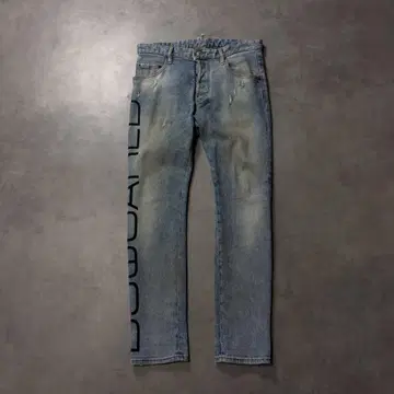 GQ3711 DSQUARED2 : 19AW 로고 프린트 데님 팬츠