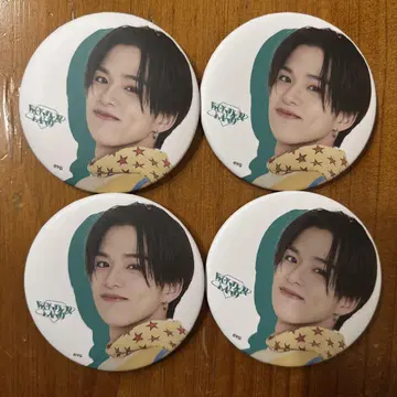 treasure 아사히 Wonderland 캔뱃지 4개 세트