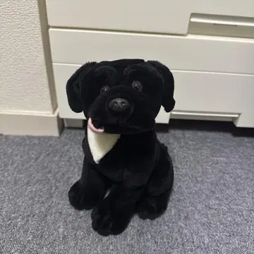 아사히 아사히 맥주 블랙 생 블랙베에 봉제 인형 개 강아지 블랙독