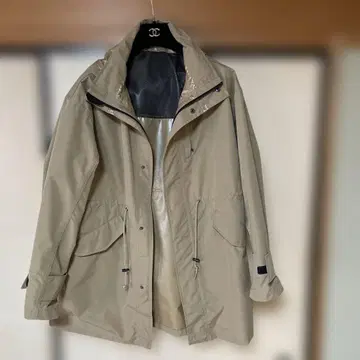 FieldCore 경량 베이지 후드 부착 자켓