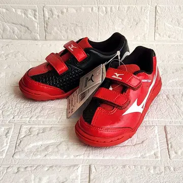 [새상품] MIZUNO 축구화 키즈 빨간색/블랙 16cm 미즈노