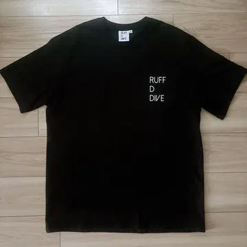 [ 새상품급 ] 서인국 RUFF D DIVE 셔츠 블랙 XL
