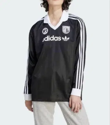 adidas 풋볼 긴팔 T셔츠 블랙