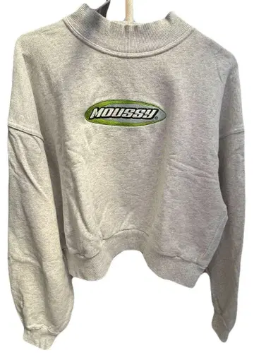 MOUSSY 하이넥 맨투맨