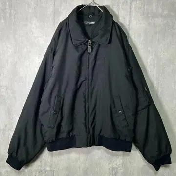 JACK & JONES MA-1 블루종 블랙 충전솜 빈티지