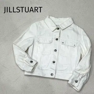 JILLSTUART 데님 자켓 S 화이트 데님 자켓