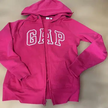 GAP 핑크 집업 후드티 XS