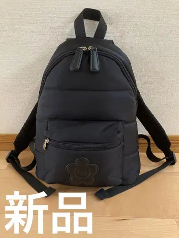 MARY QUANT 마리퀀트 로고 백팩 데이팩 미사용 새상품 블랙