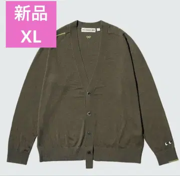 새상품 XL 유니클로 안야 힌드마치 V넥 가디건 올리브