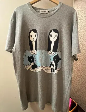 KIDILL 트윈 프린트 T셔츠