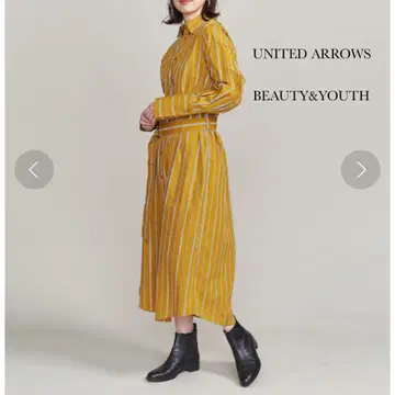 BEAUTY&YOUTH 스트랩 셔츠 원피스