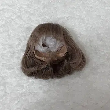 인형용 가발 9-10inch 브라운