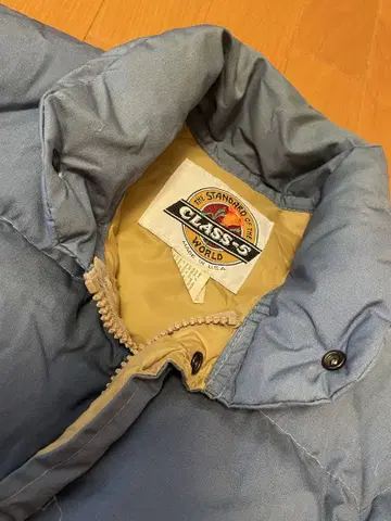 class5 다운 자켓 80년대 미국제 빈티지