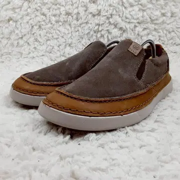 새상품급 25cm Clarks 클락스 슬립온 브라운