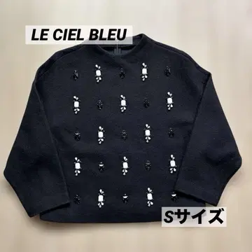 LE CIEL BLUE 비주 주트 보틀넥 블랙 36