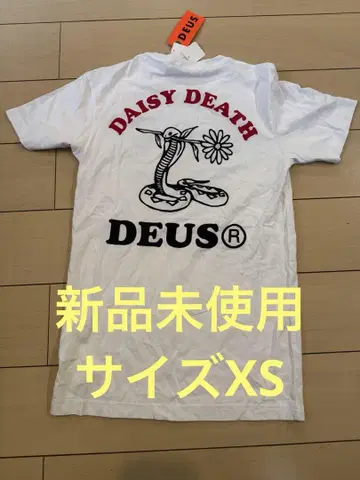 DEUS T셔츠 화이트 사이즈 XS 미사용 새상품