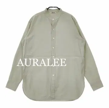 AURALEE 오라리 WASHED FINX TWILL SHIRTS