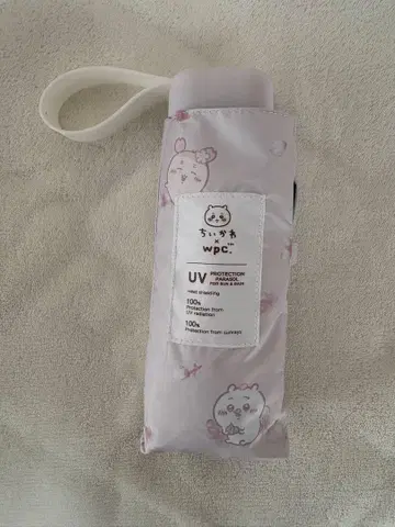 치이카와 Wpc 접이식 양산 꽃놀이 핑크 차광 우산