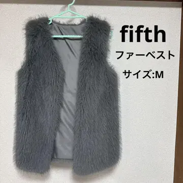 fifth 퍼 베스트 그레이 M