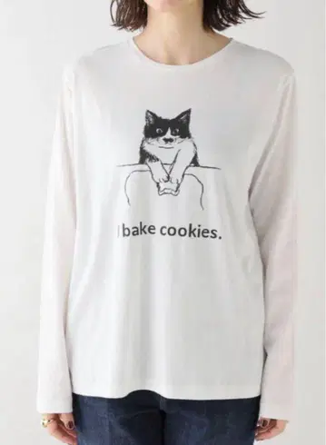 Spick&Span CATBAKES 9456 롱 슬리브 T셔츠