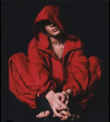 후지이 카제 Julius 콜라보 팬츠 빨간색 Size 2