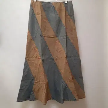 LAURA ASHLEY 데님 플레어 스커트 사이즈 7 빈티지