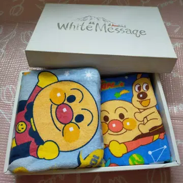 호빵맨 타월 세트 기프트 박스 포함