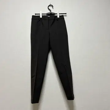 PLST 슬림 팬츠 S 다크 브라운