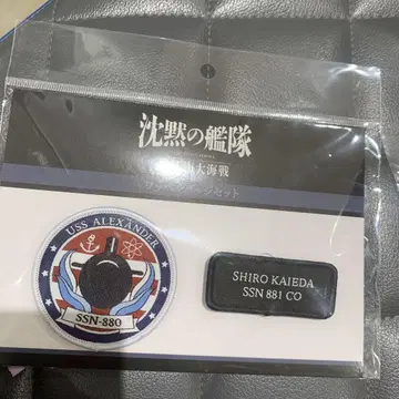 완판템 침묵의 함대 북극대해전 와펜 배지 세트