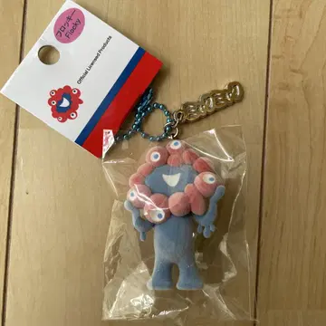 미야쿠미야쿠 입체 PVC 키링 플레이트 포함 플로키