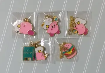 커비 카페 모구모구 지퍼 참