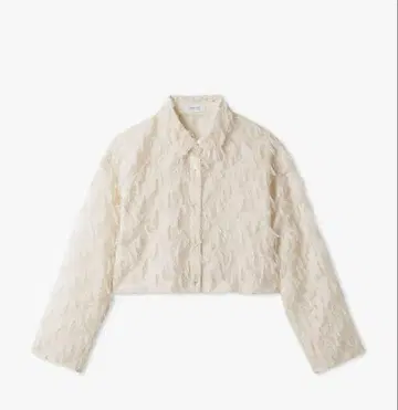 emmi/프린지 크롭 셔츠