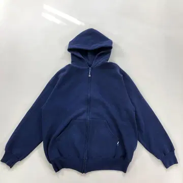 [ 초레어 ] 90s USA 러셀 애슬레틱 지퍼 후드티 네이비
