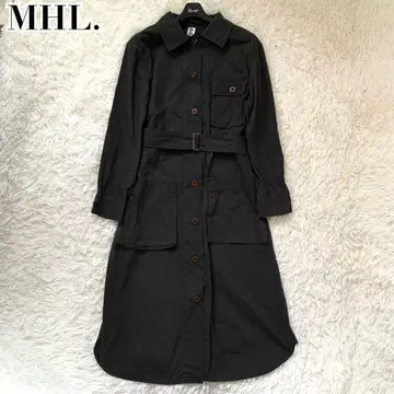 새상품급 MHL. 현행 롱 원피스 2way 벨트 셔츠 가디건