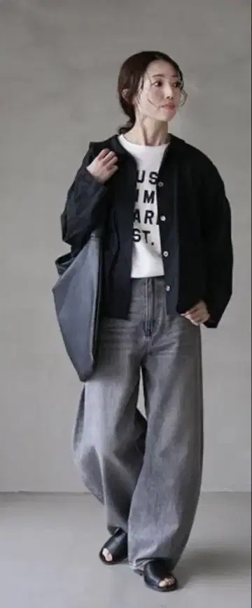 시어 숏 커버올 블랙