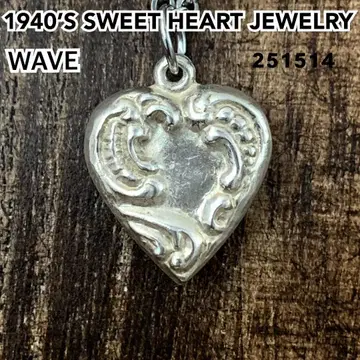 스위트하트 주얼리 WAVE 파 실버 빈티지 목걸이 NAVY