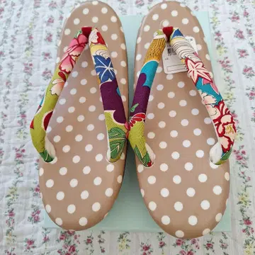 HARU 기모노 코모노 조리 L 사이즈