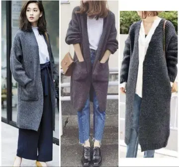 SCOT CLUB 그레이 니트 코트 Zara ships