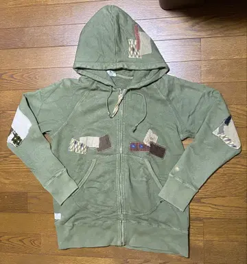 gohemp x little eagle 콜라보 집업 후드 부착 후드티